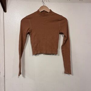 American Eagle Outfitters Cropped Long Sleeve Tee- XS